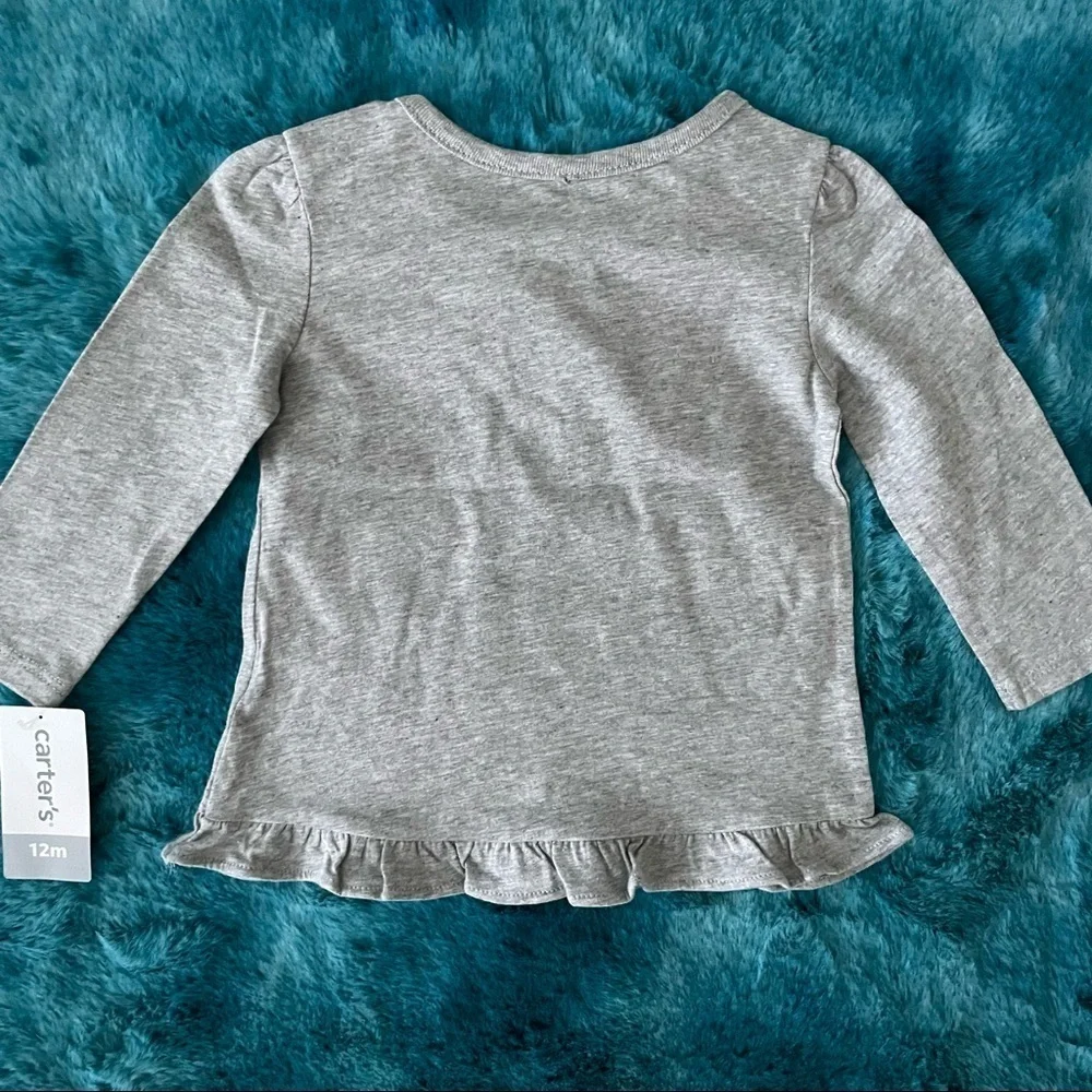 Carter’s Toddler Girl Long Sleeve T-Shirt Size 12 Months